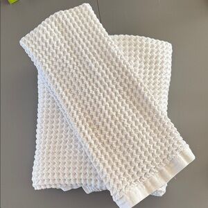 White World Market Waffle Knit Bath Towel Bundle